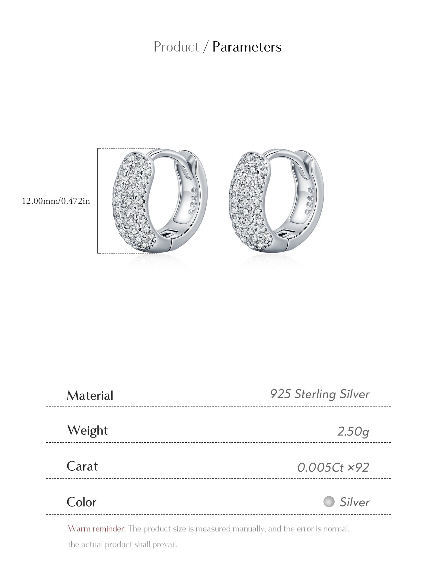 D Colour VVS1 Moissanite Circle Hoop Earrings – 925 Sterling Silver Luxury Fine Jewellery