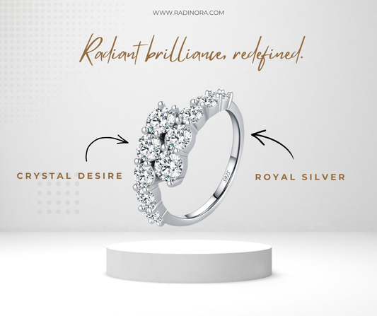 Round CZ Eternity Ring – 925 Sterling Silver Wedding Band