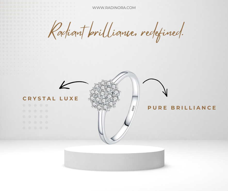 Platinum Plated CZ Ring – 925 Sterling Silver Wedding Band