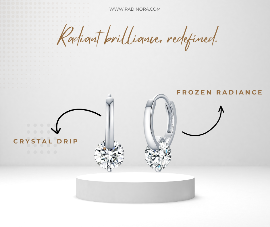 1.0CT Moissanite Hoop Earrings – D Colour VVS1 | 925 Sterling Silver