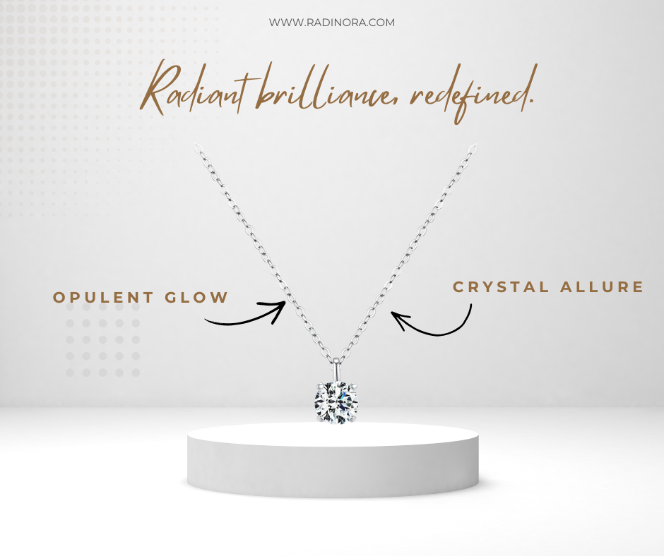 1CT Moissanite Pendant Necklace – D Colour VVS1 | 925 Sterling Silver