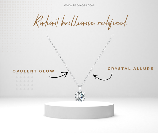 1CT Moissanite Pendant Necklace – D Colour VVS1 | 925 Sterling Silver