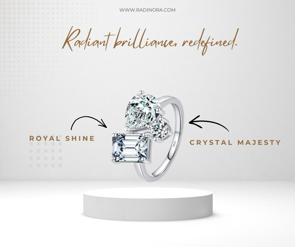 Emerald Cut CZ Ring – 925 Sterling Silver Luxury Wedding Band