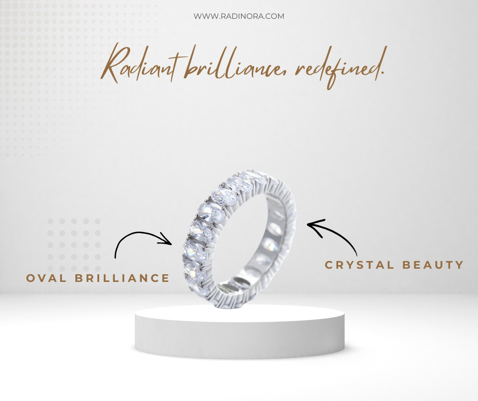Oval Cut AAAAA CZ Ring – 925 Sterling Silver Luxury Engagement Ring