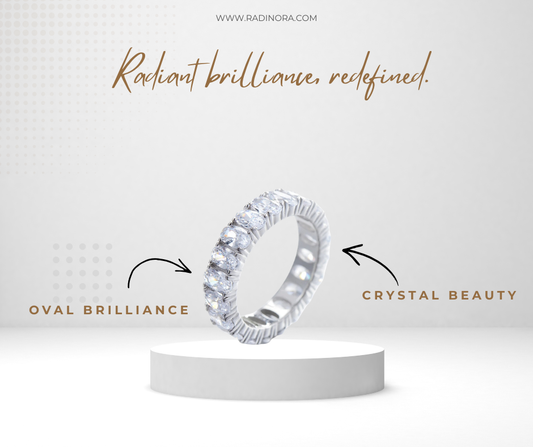 Oval Cut AAAAA CZ Ring – 925 Sterling Silver Luxury Engagement Ring