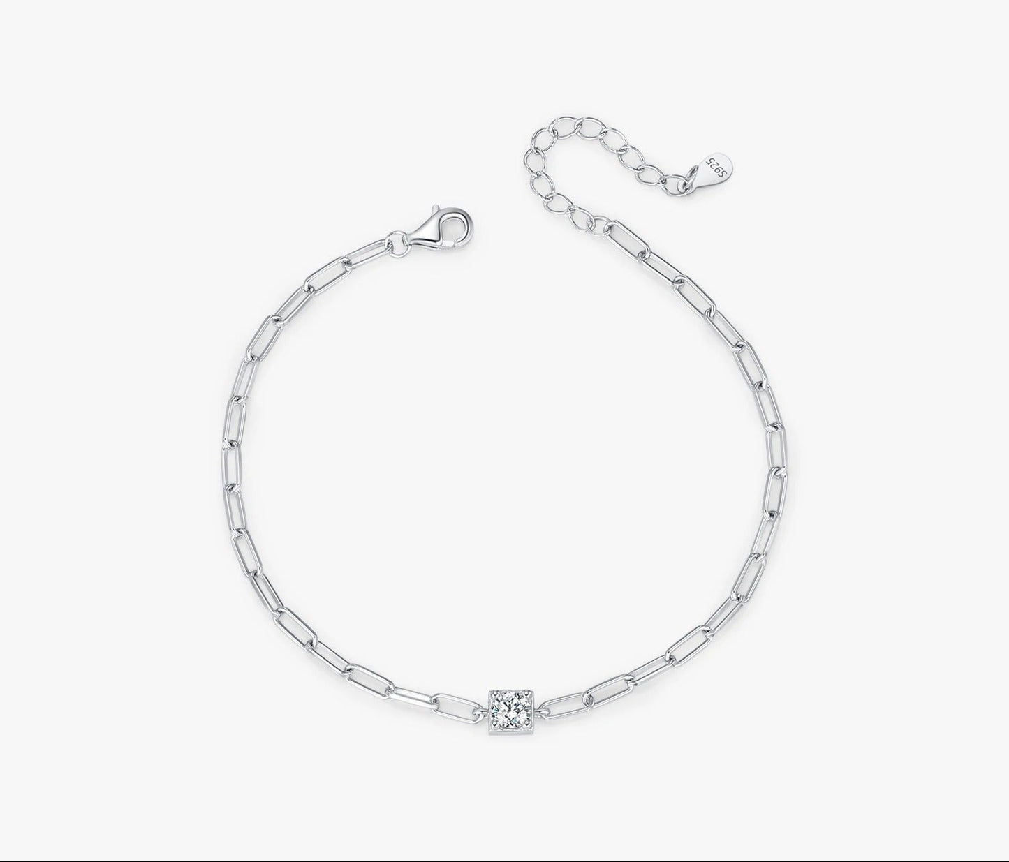 0.3CT Moissanite Bracelet – D Colour VVS1 | 925 Sterling Silver