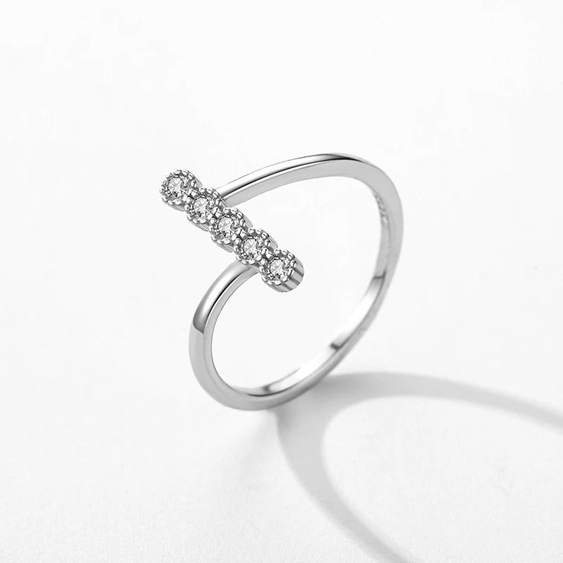 Delicate Bezel Set Zircon Ring – 925 Sterling Silver Engagement Ring