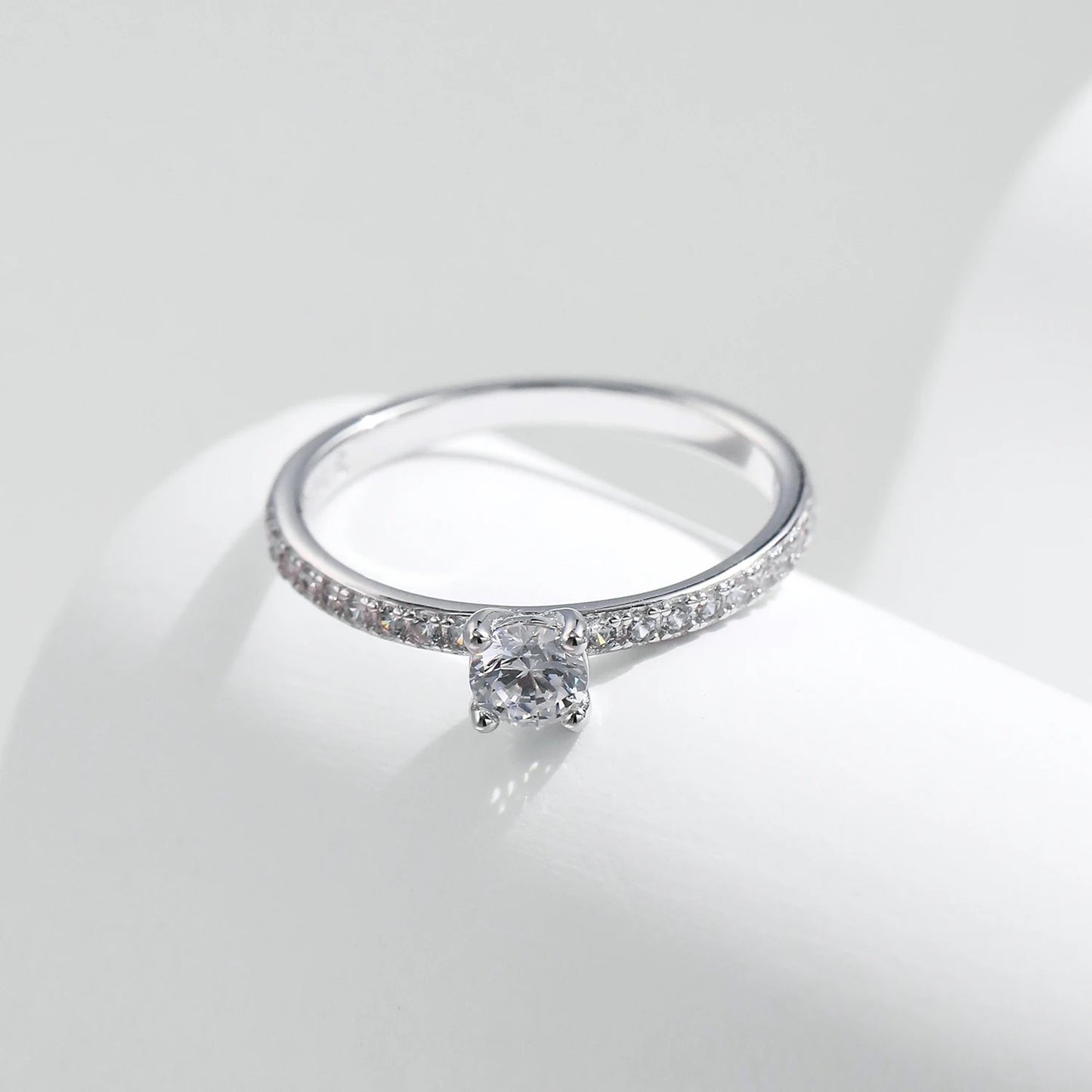 Square Moissanite Ring – D Colour VVS1 | 925 Sterling Silver
