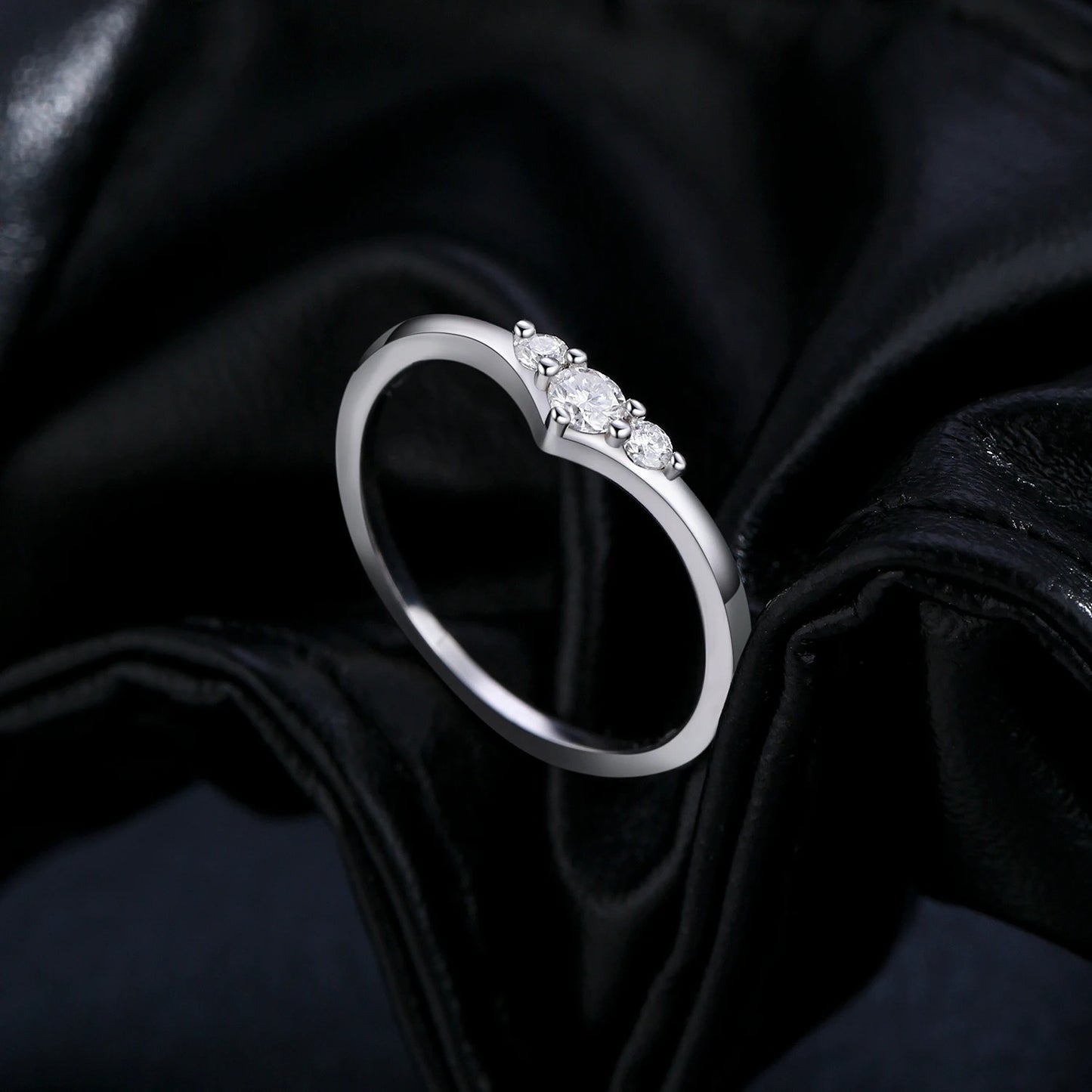 Moissanite Eternity Ring – D Colour VVS1 | 925 Sterling Silver Band